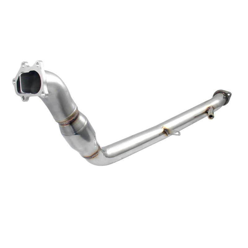 Injen 08-14 Subaru WRX 2.5L Downpipe w/ Divided Wastegate Discharge and High Flow Cat