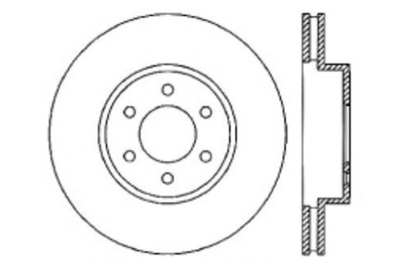 StopTech Drilled Sport Brake Rotor