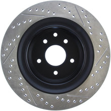 Load image into Gallery viewer, StopTech 07-08 Infiniti G35 / 08-09 G37 SportStop Slotted &amp; Drilled Rear Right Rotor