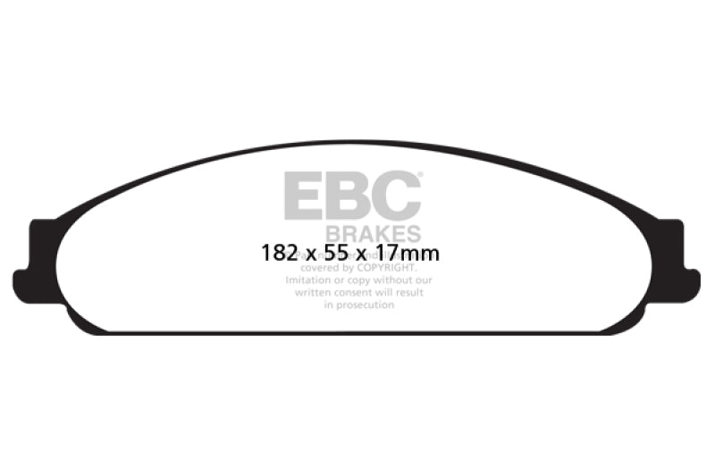 EBC 04-07 Ford Five Hundred 3.0 Ultimax2 Front Brake Pads