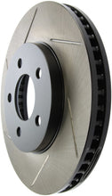 Load image into Gallery viewer, StopTech Power Slot 05-09 Ford Mustang Cobra/Mach 1 V6 4.0L (Exc ABS) Front Right Slotted Rotor