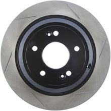 Load image into Gallery viewer, StopTech Power Slot 09-11 Hyundai Genesis 3.8L Sedan Rear Left Slotted Rotor
