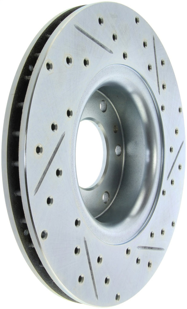 StopTech Select Sport 05-09 Chevrolet Trailblazer SportStop Slotted & Drilled Front Right Rotor