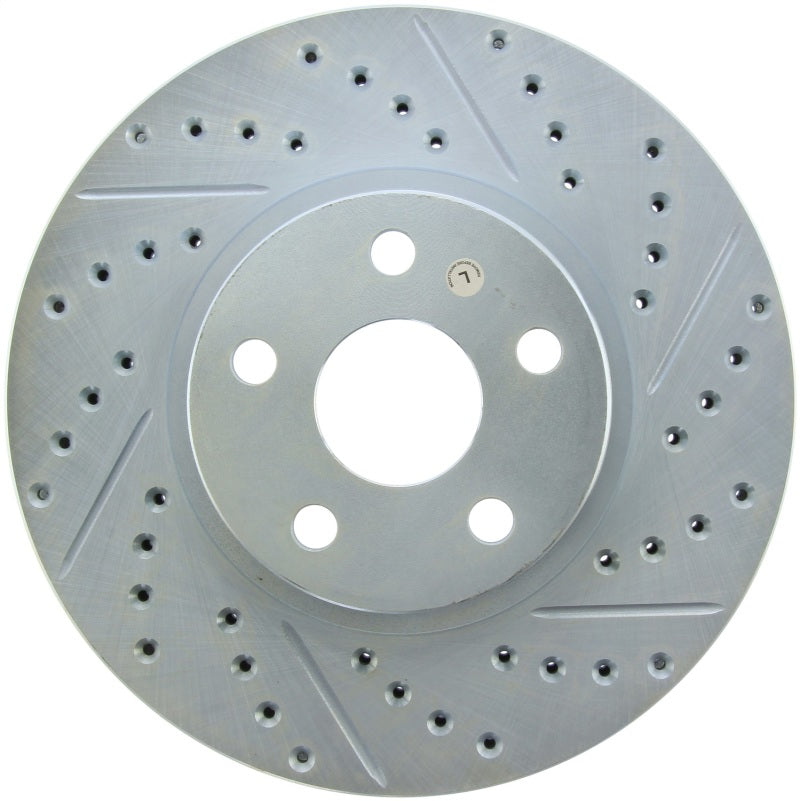 StopTech Select Sport 03-08 Pontiac Vibe/ 05-09 Scion Slotted and Drilled Left Front Rotor