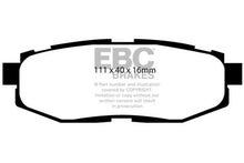 Load image into Gallery viewer, EBC 05-08 Subaru Tribeca 3.0 Extra Duty Rear Brake Pads
