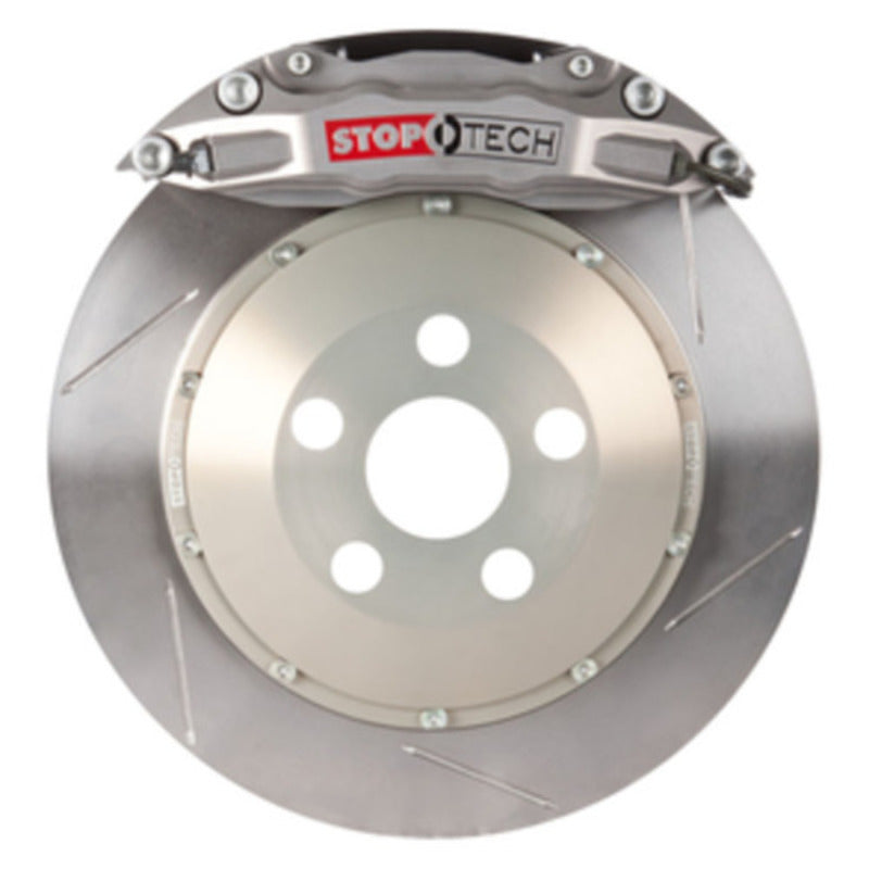 StopTech 08-14 Lexus IS F Trophy Sport Rear BBK ST-40 Caliper Silver / 2pc Slotted 355x32mm Rotor