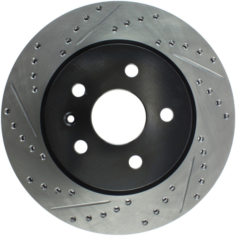 StopTech 11-16 Buick Regal Drilled & Slotted Sport Rear Right Rotor