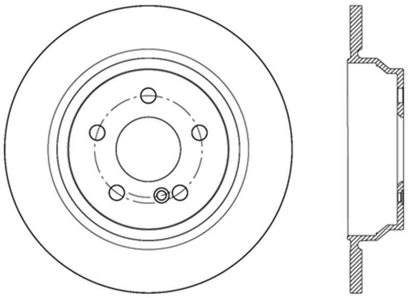 StopTech Slotted & Drilled Sport Brake Rotor