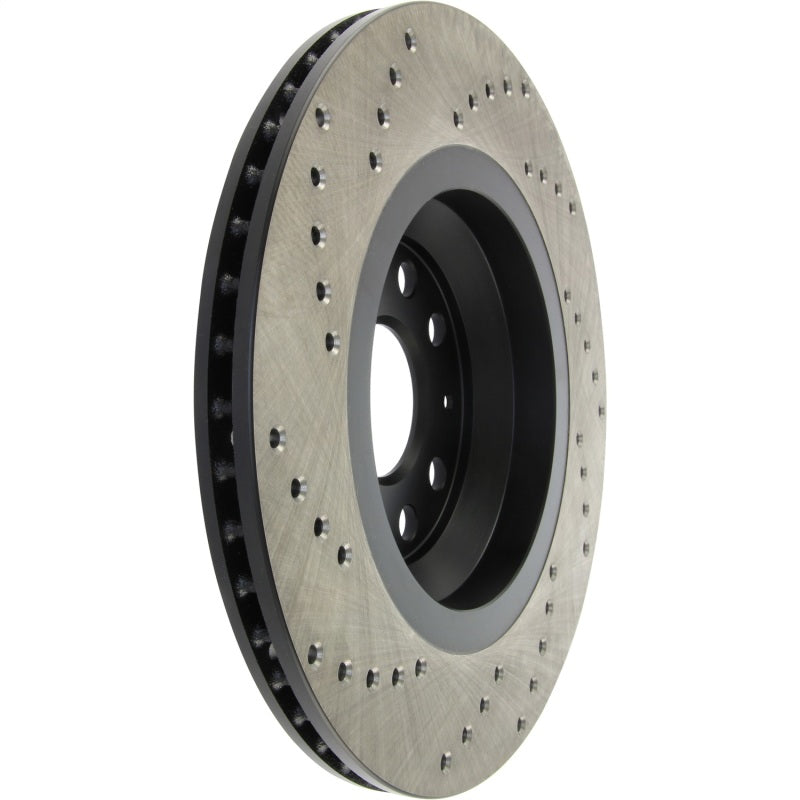 StopTech 09-13 VW CC 3.6L VR6 / 08-09 & 12 Golf R/Golf R32 Cryo Drilled Left Rear Rotor