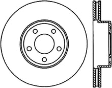 Load image into Gallery viewer, StopTech 98-02 Ford Crown Victoria Cyro Sport Slotted &amp; Drilled Front Left Rotor