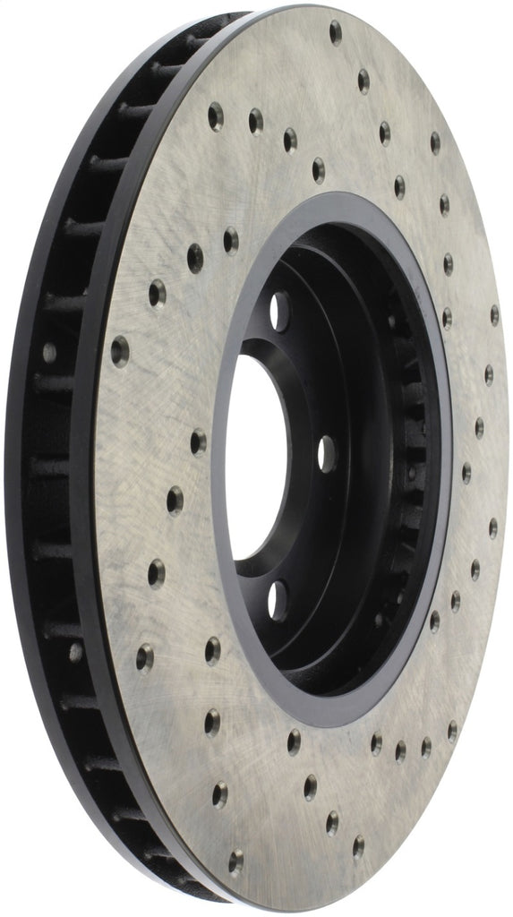 StopTech 02-05 Ford Thunderbird / 00-05 Jaguar S Type / 00-06 Lincoln LS Drilled Right Front Rotor