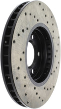 Load image into Gallery viewer, StopTech 02-05 Ford Thunderbird / 00-05 Jaguar S Type / 00-06 Lincoln LS Drilled Right Front Rotor