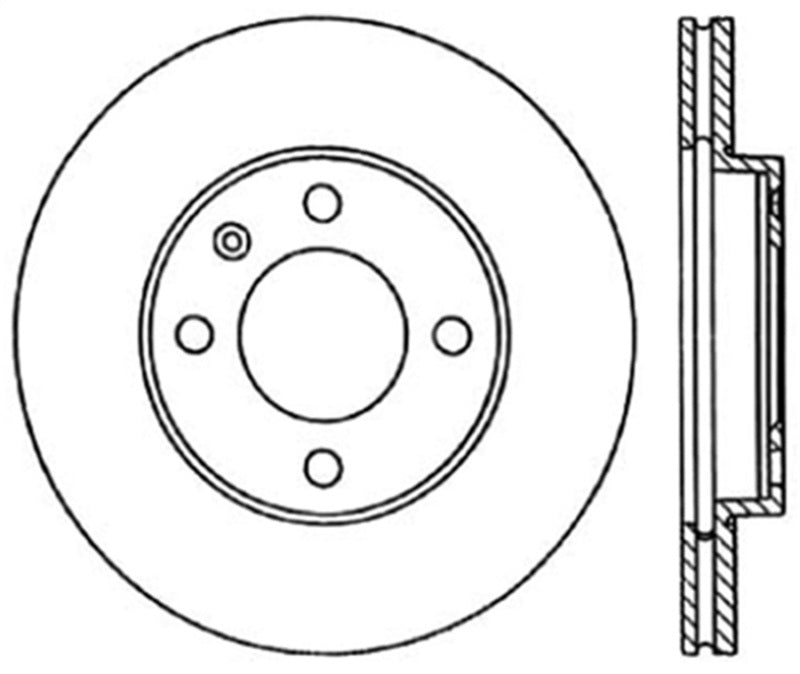 StopTech Slotted & Drilled Sport Brake Rotor