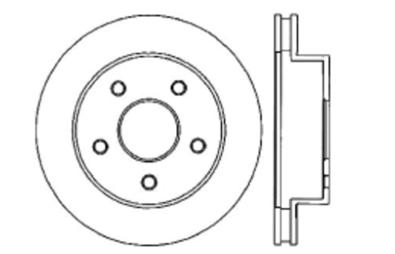 StopTech Drilled Sport Brake Rotor