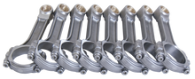 Load image into Gallery viewer, Eagle Chevrolet Small Block 5140 I-Beam Connecting Rod 6.250in w/ 3/8in ARP 8740 (Set of 8)