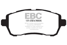 Load image into Gallery viewer, EBC 10+ Ford Fiesta 1.6 Ultimax2 Front Brake Pads