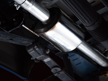 Load image into Gallery viewer, AWE 21+ Ford F150 Dual Side Exit Cat-Back Exhaust - 4.5in Diamond Black Tips *For Stock Y-Pipe Only