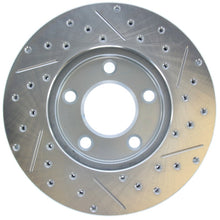 Load image into Gallery viewer, StopTech Select Sport 94-02 Ford Mustang (Excl Cobra) Slotted and Drilled Right Front Rotor
