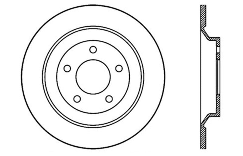 StopTech Slotted & Drilled Sport Brake Rotor