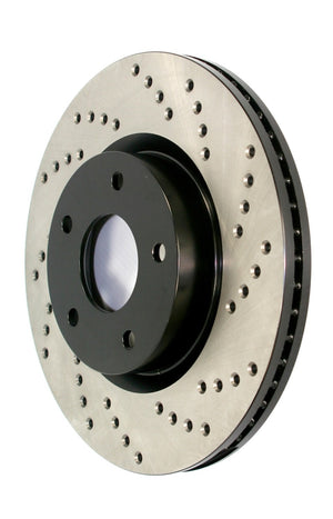 StopTech 17-18 Acura ILX / Honda Civic SI Cryo Drilled Sport Right Front Rotor