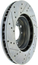 Load image into Gallery viewer, StopTech 04-10 Porsche Cayenne Select Sport Drilled and Slotted Brake Rotor - Front Left