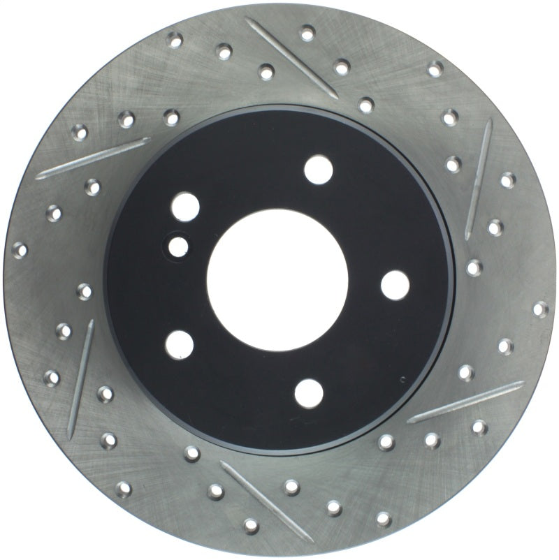 StopTech Mercedes Benz C Series/E Series/SLK Series Rear Left Slotted & Drilled Rotor