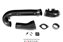 Load image into Gallery viewer, Eventuri Honda FK8 Civic Type R - Black Carbon Charge-Pipe and V2 MAF