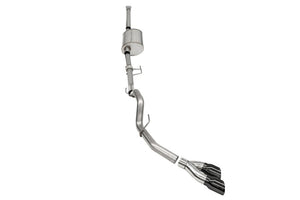 Corsa 2021-2025 Ford F-150 SuperCrew/6.5in Bed 3.5L V6 Sport Cat-Back Single Side Exit-BlackPVD