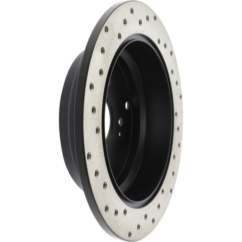 Stoptech 16-18 Honda Civic EX/LX Sedan CRYO Slotted & Drilled Rear Left Rotor