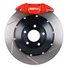 Load image into Gallery viewer, StopTech 08-09 WRX STi Rear BBK ST22 345x28 Slotted Rotors Red Calipers