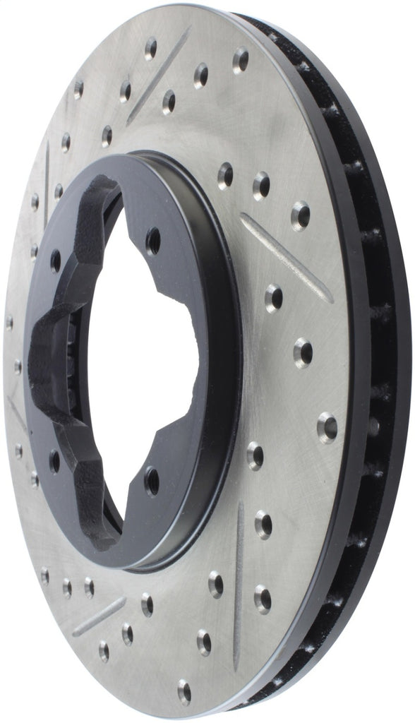 StopTech 97 Acura CL / 90-97 Honda Accord Coupe/Sedan Slotted & Drilled Right Front Rotor