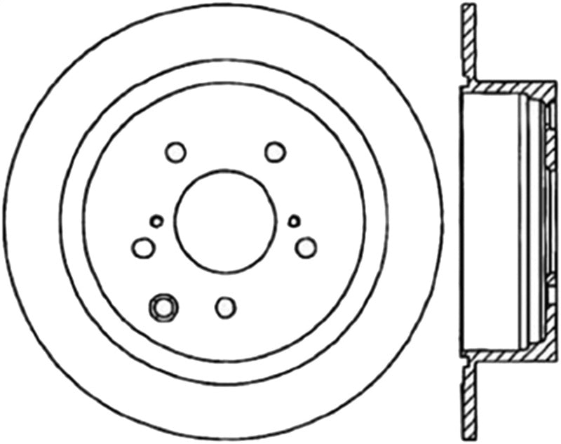 StopTech Cryo Slotted Sport Brake Rotor