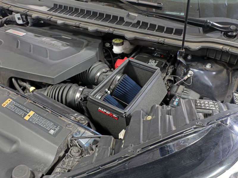 aFe Rapid Induction Cold Air Intake System w/Pro 5R Filter 19-20 Ford Edge V6 2.7L (tt)