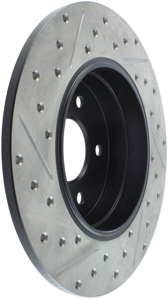 StopTech Mercedes Benz C Series/E Series/SLK Series Rear Left Slotted & Drilled Rotor