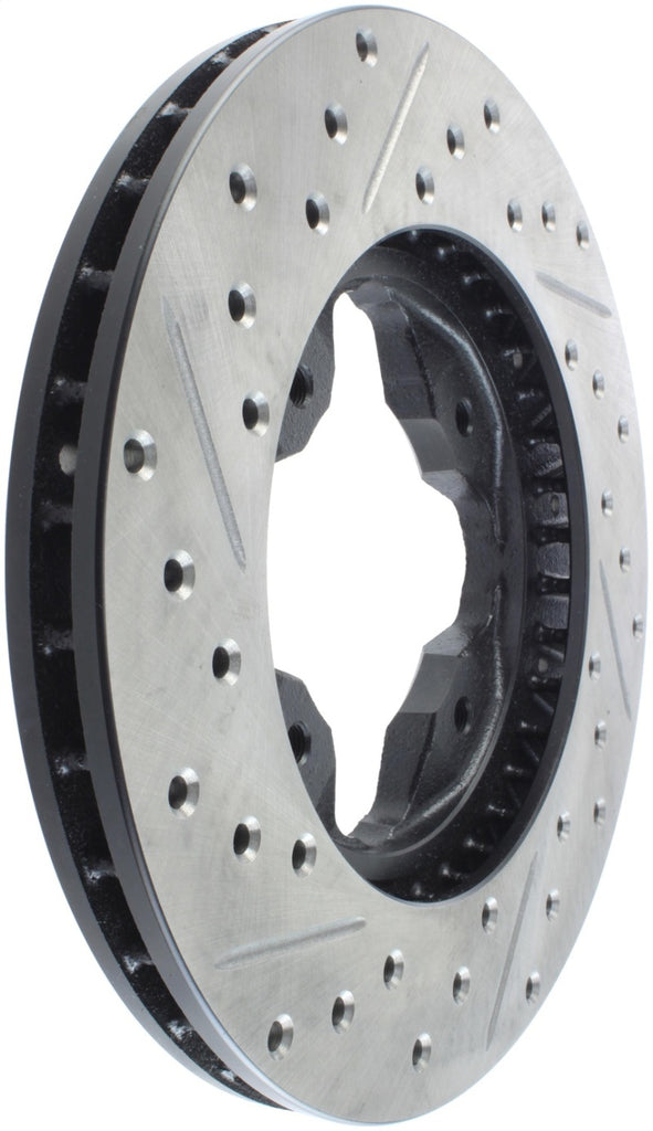 StopTech 97 Acura CL / 90-97 Honda Accord Coupe/Sedan Slotted & Drilled Left Front Rotor