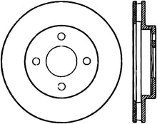 Load image into Gallery viewer, StopTech Power Slot 05-09 Pontiac G5 2.2L Front Left CRYO Rotor