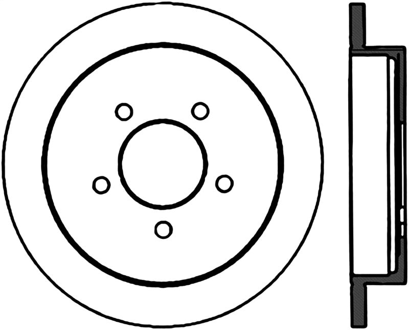 StopTech Sport Cryo Drilled & Slotted Rotor Left