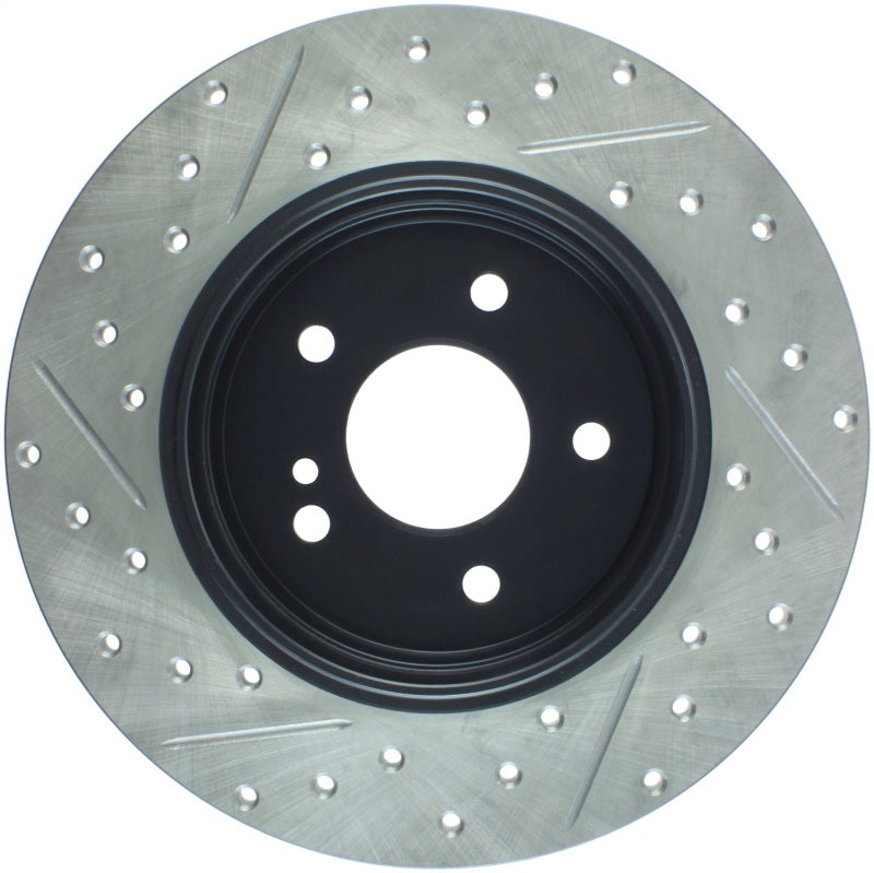 StopTech Mercedes Benz C Series/E Series/SLK Series Rear Left Slotted & Drilled Rotor