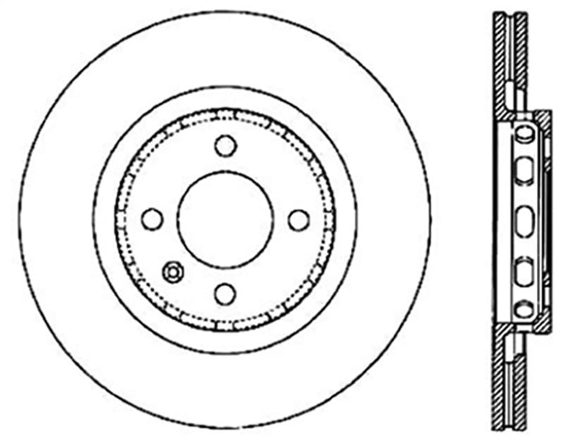 StopTech Slotted & Drilled Sport Brake Rotor