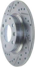 Load image into Gallery viewer, StopTech Select Sport 06-15 Mazda Miata MX-5 Slotted &amp; Drilled Vented Right Rear Brake Rotor