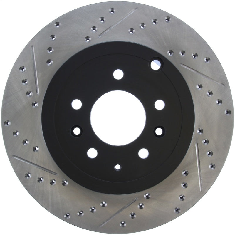 StopTech 07-09 Mazda CX-9 Right Rear Slotted & Drilled Rotors