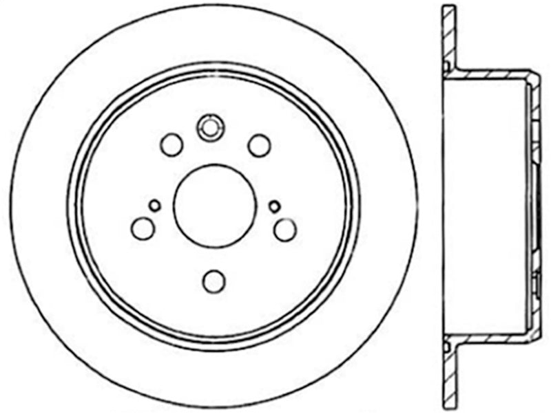 StopTech Slotted & Drilled Sport Brake Rotor