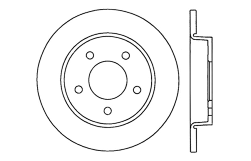 StopTech Drilled Sport Brake Rotor