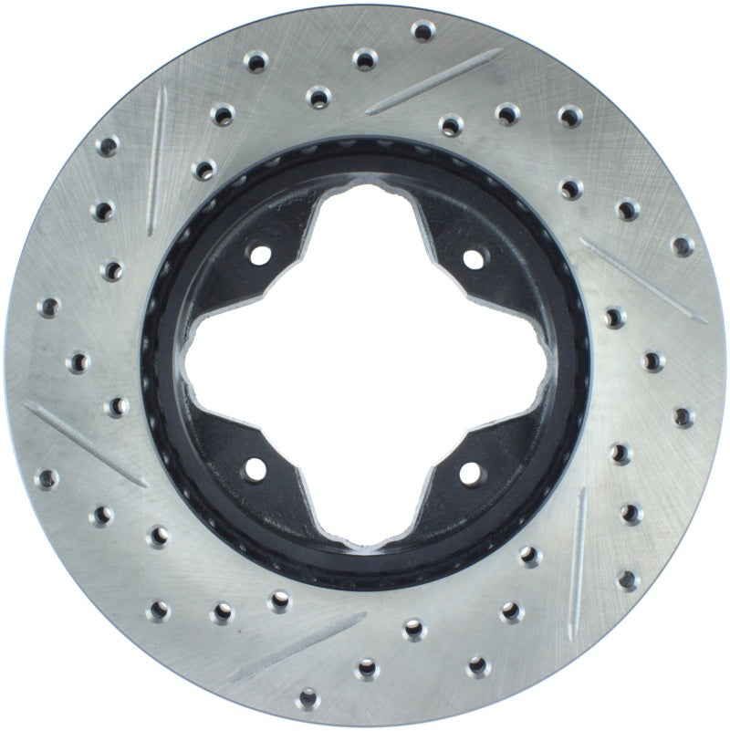 StopTech 97 Acura CL / 90-97 Honda Accord Coupe/Sedan Slotted & Drilled Left Front Rotor
