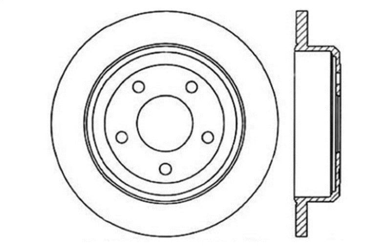 StopTech Slotted & Drilled Sport Brake Rotor