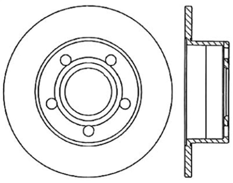 StopTech Slotted & Drilled Sport Brake Rotor