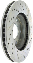 Load image into Gallery viewer, StopTech Select Sport 04-06 Mitsubishi Lancer / 01-05 Sebring Slotted and Drilled Right Front Rotor