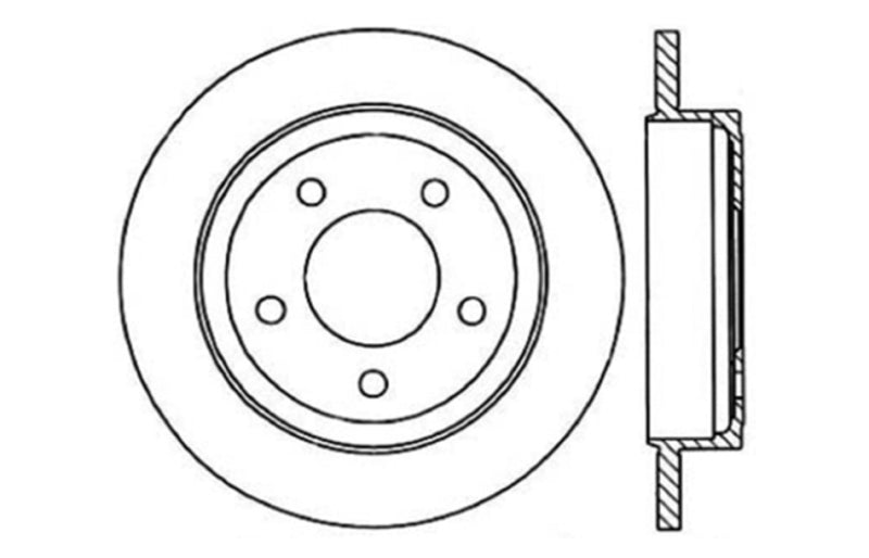 StopTech Drilled Sport Brake Rotor