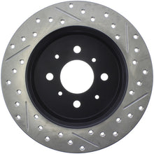 Load image into Gallery viewer, StopTech 02-03 Honda Civic Si Hatchback Slotted &amp; Drilled Right Rear Rotor