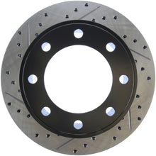 Load image into Gallery viewer, StopTech 05-09 Ford F250/F350 Rear Right Slotted &amp; Drilled Rotor